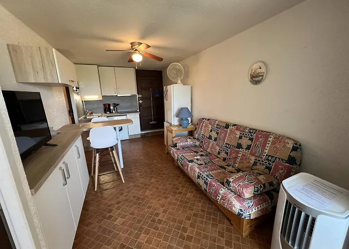 T2 Avec Loggia, Tv, Lave-linge, Climatisation Portative, Proche Port Et A Port - Fr-1-81-621 * Leucate